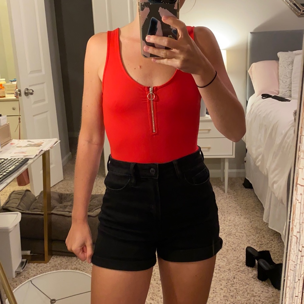 NWT Red Body Suit